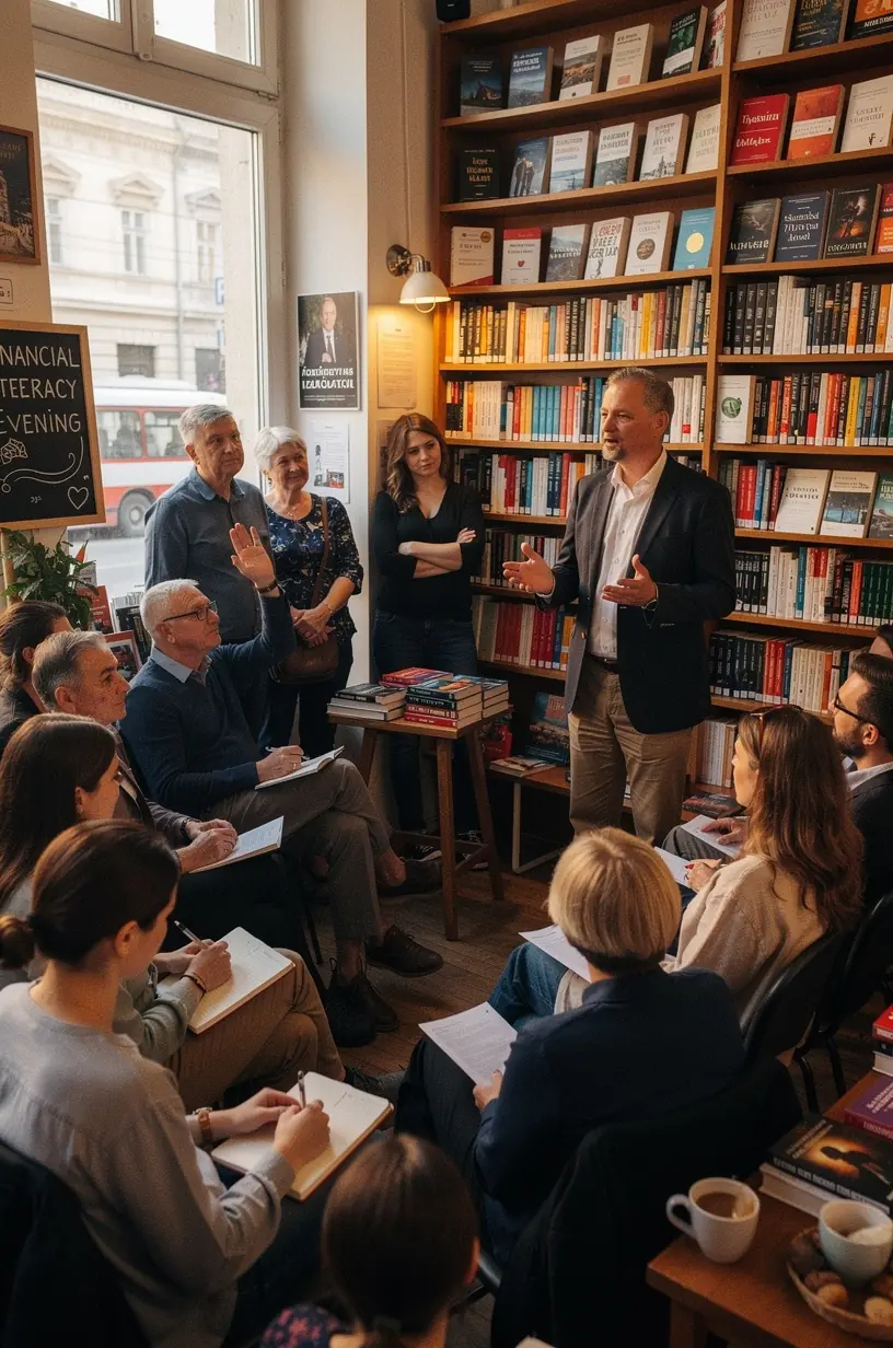 Ügyfél és pénzügyi tanácsadó konzultációja modern coaching irodában